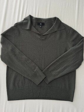 Banana Republic Men's Merino Wool Sweater Polo